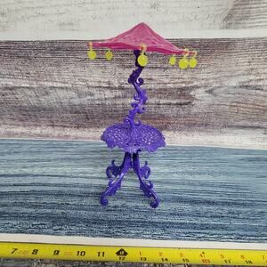 Monster high decor table only purple and pink plastic